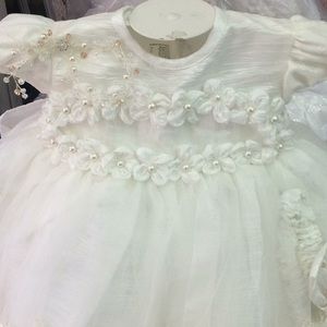 Baptism long detachable dress